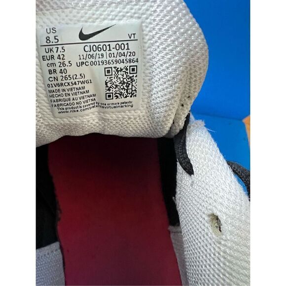 RARE Nike Air Max Plus III 3 Black Red White Mens Shoes CJ0601-001 Size 8.5 - Picture 5 of 6